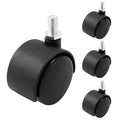 4pcs 1.5 Inch Swivel Caster Wheels, Heavy Duty Swivel Stem Casters Wheel by suiwotin