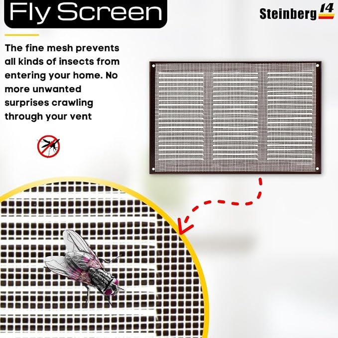 Steinberg14 Brown Vent Cover 10x6 - Image 3