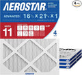 Aerostar 16 1/2x21 5/8x1 MERV 11 High Efficiency Pleated Air Filter, by AirFiltersDelivered