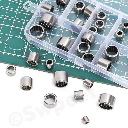 Swpeet 32Pcs 8 Models HK0306-HK1210 Needle Roller Bearings Kit, Full Complement - Image 5