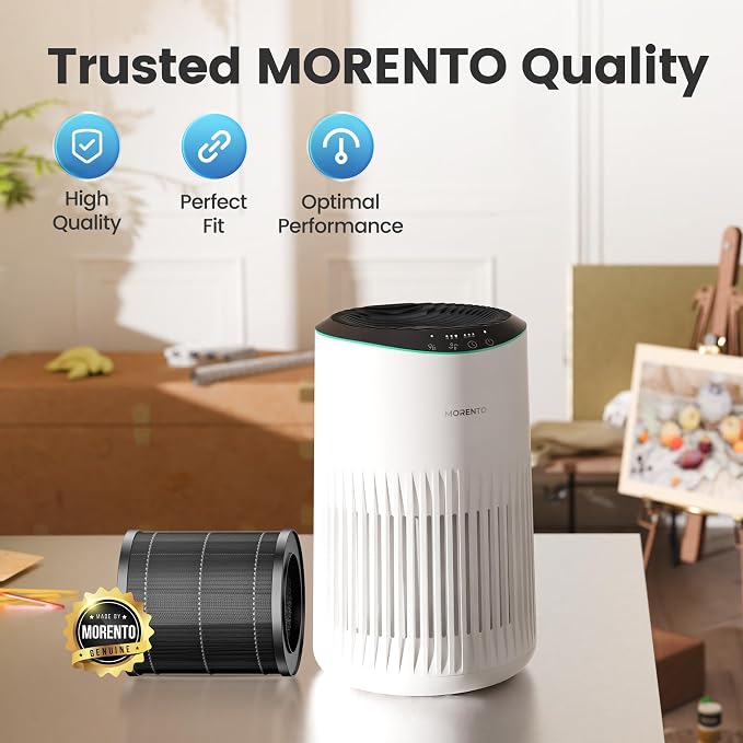 MORENTO 2 Pack MR2566 Genuine Air Purifier Replacement Filter - Image 4