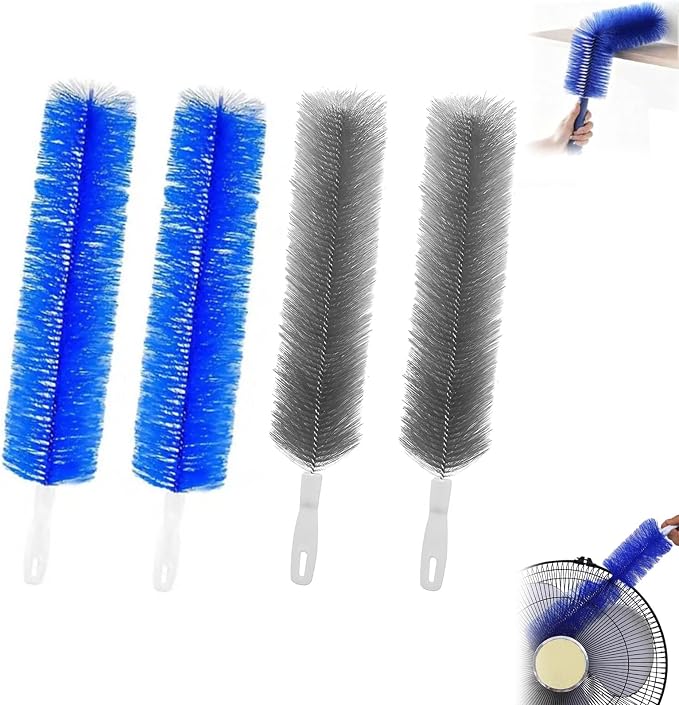 Bendable Microfiber Head, Reusable Dust Remover, Fan Cleaning Brush Washable by Unknown