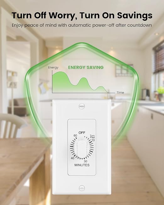 SURAIELEC 60-Minute Countdown Timer Switch - Image 6