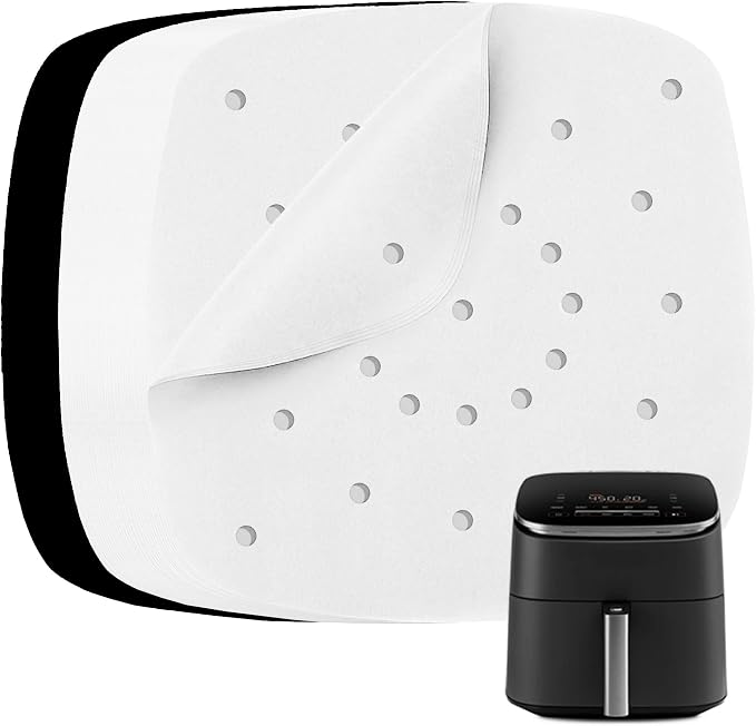Air Fryer Parchment Paper for Cosori 9-in-1 TurboBlaze 6 Qt, Air Fry, Airfryer by INFRAOVENS