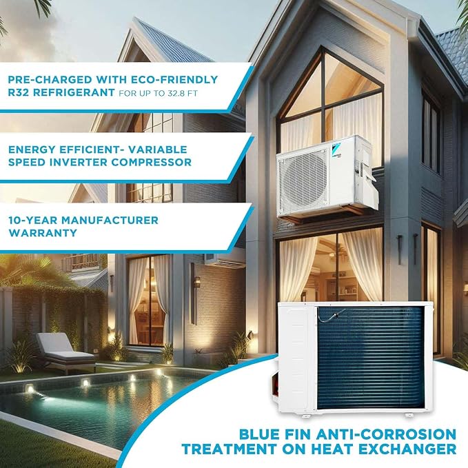 Daikin 24, 000 BTU 18 SEER2 Entra R32 Series Ductless Mini Split Heat Pump - Image 3