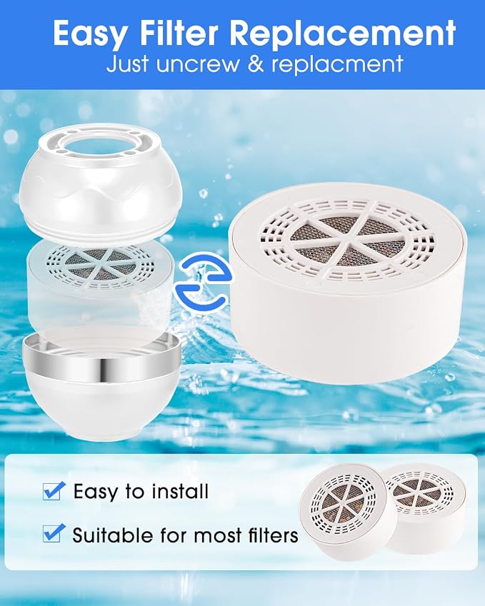 Bathtub Filter Universal Replacement Cartridge, 9 Stage Bath Faucet Water - Image 4