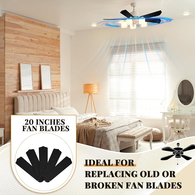 Lineshading 10 Pack 20" Replacement Fan Blades - Image 5
