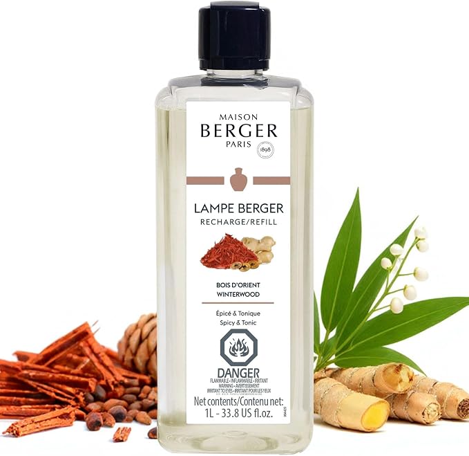 MAISON BERGER Lampe Berger Refill, 1 L, Winterwood | Catalytic Lamp Fragrance by MAISONBERGER