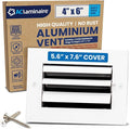 4x6 Aluminum HVAC Wall Register 1-Way Air Vent Cover Ceiling Quiet by ACLAMINAIRE