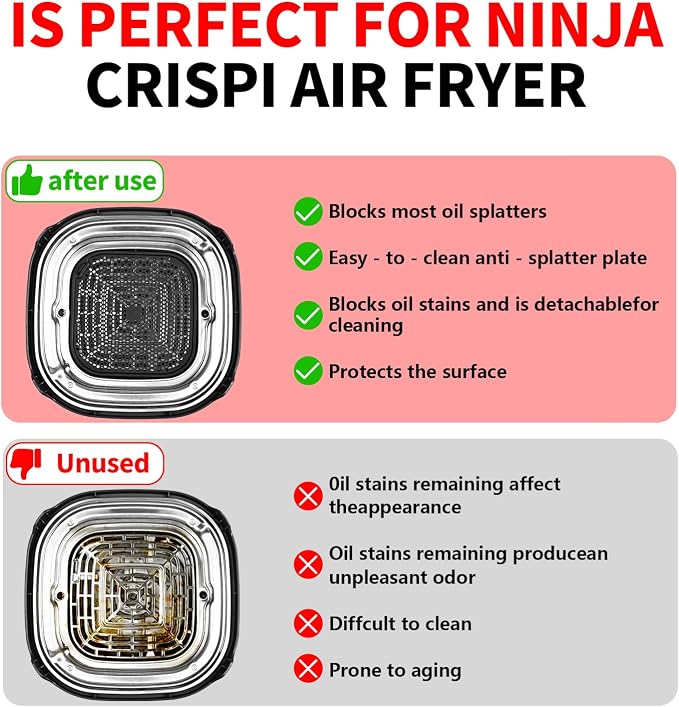 Silicone Mat for Ninja Crispi Air Fryer, Heat-Insulating Trivet for FN101 - Image 4