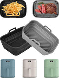 Air Fryer Silicone Liners Collapsible 2-Pack by Fastand