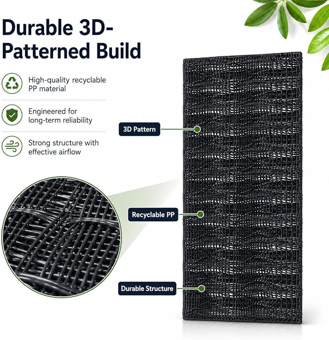 Lite Floor Vent Register Filter, Eco-Friendly Washable Air Vent Filter - Image 4