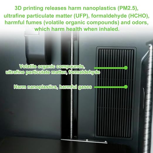 2pcs 3D Printer Air Filters for Bambu Lab, Activated Carbon Air Filter - Image 7
