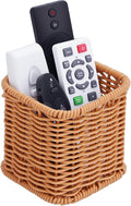 NiHome Remote Caddy, Bedside Remote Control Holder, Synthetic Rattan Organizer by NiHome