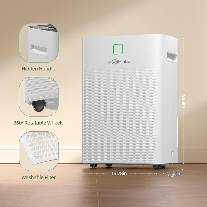 80 Pints Energy Star Dehumidifier Basement Home, Smart Silent Dehumidifier - Image 8