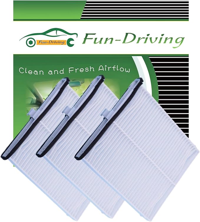 Cabin Air Filter for Mazda 3, Replacement for CF11811, KD45-61-J6X （White by FUN-DRIVING