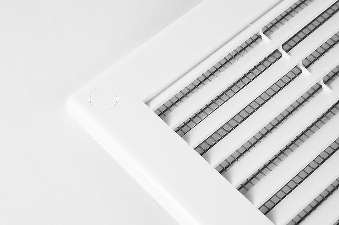 Awenta 5.5" x 8" Inch Square Plastic White Ventilation Grille - Image 4