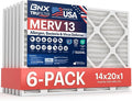 BNX TruFilter 14x20x1 Air Filter MERV 13 by BNX