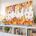 Thanksgiving Pumpkin Autumn Leaf Indoor TV Cover, Elastic TV Screen Protector by Unknown