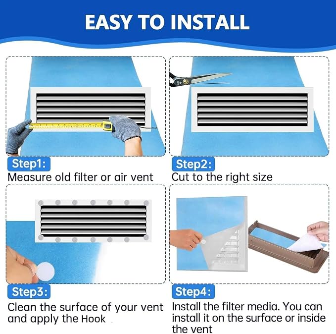 Air Vent Filters, MERV 8 Electrostatic Air Vent Filter - Image 7