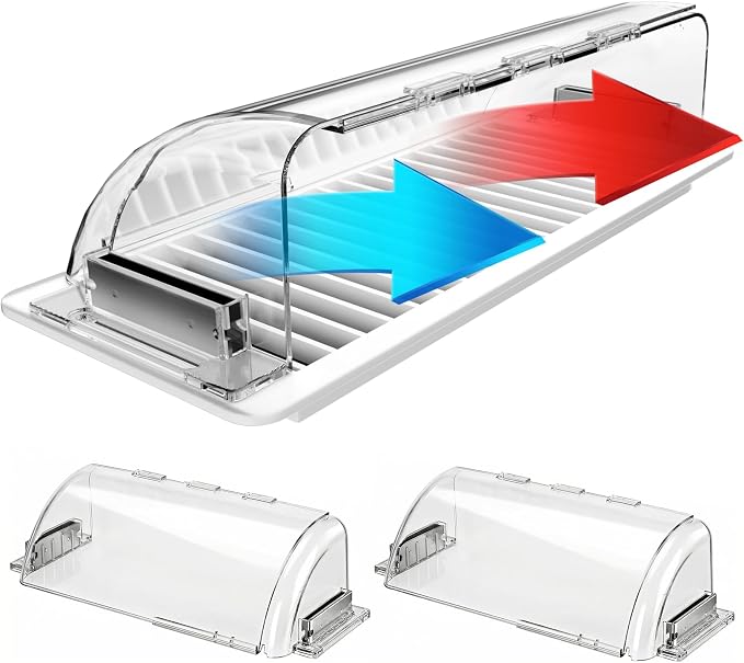 Air Vent Deflectors Adjustable Magnetic Heat and Vent Cover, by SKSFLYbrand