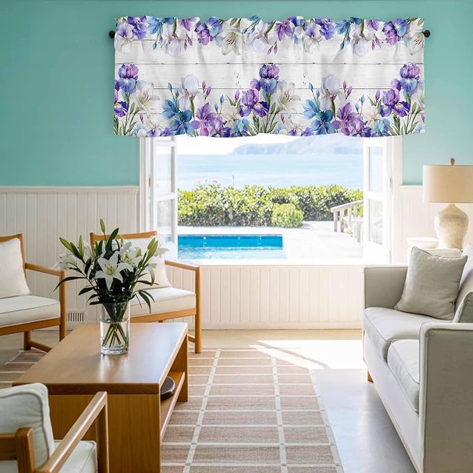 Spring Flowers Curtain Valances - Image 8