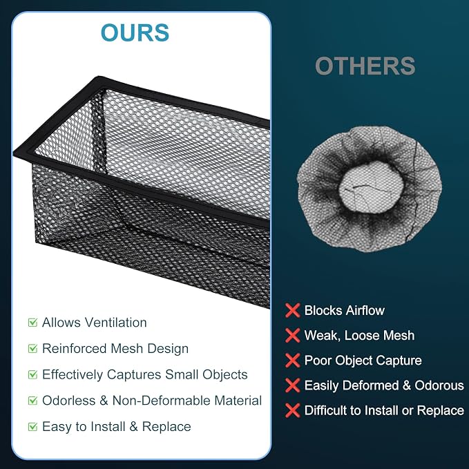Floor Register Cover Trap, 4 x 10 Inch Floor Air Vent Cover Screen - Image 5