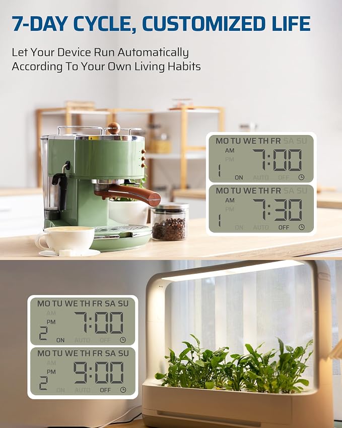 DEWENWILS 7 Day Heavy Duty Timers - Image 3