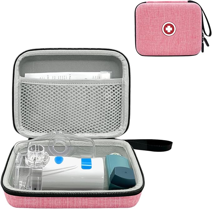 Klawdsky Carrying Case for Portable Nebulizer, Travel Medical Bag, Hard by Klawdsky