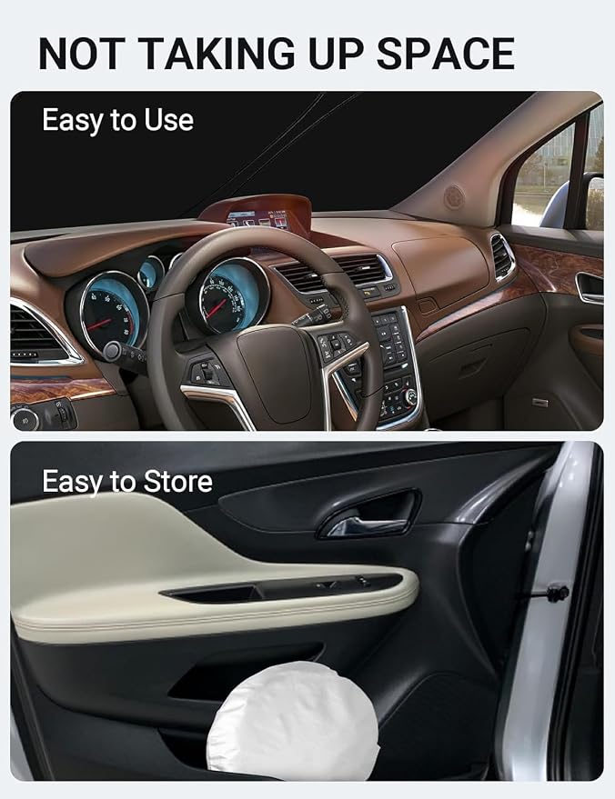 Proadsy 2026 Upgrade Front Windshield Sun Shade Foldable Sunshade Protector - Image 9