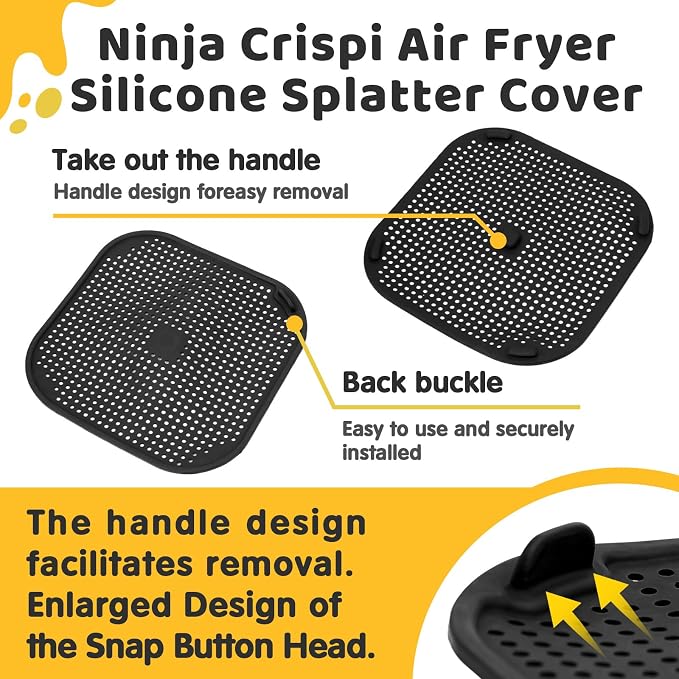 2 PCS Updated Heat Resistant Splatter Screen Compatible - Image 6