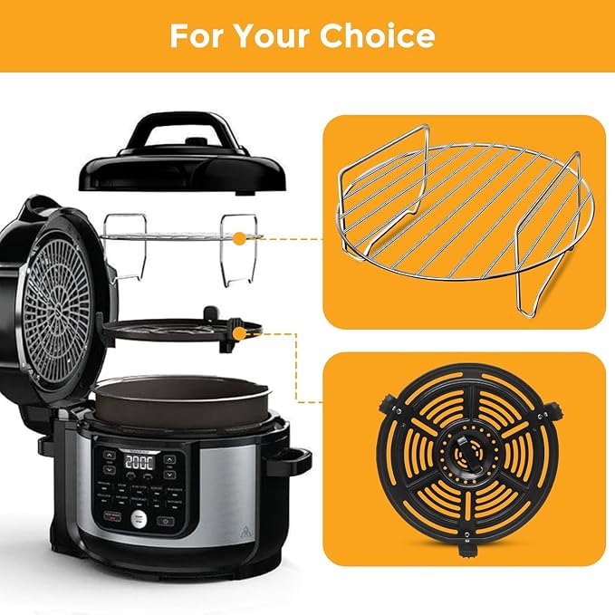 Air Fryer Replacement Parts for Ninja Foodi 6.5QT FD302 Air Fryer Pressure - Image 7