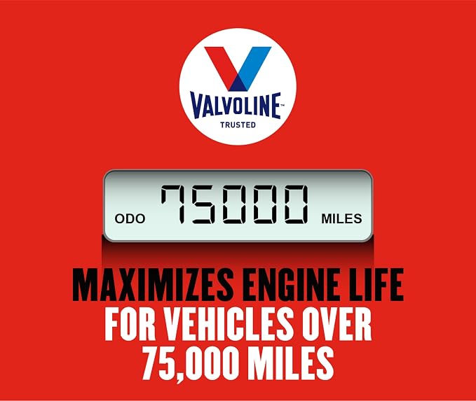 Valvoline High Mileage with MaxLife Technology 20W-50 Synthetic Blend Motor Oil - Image 5