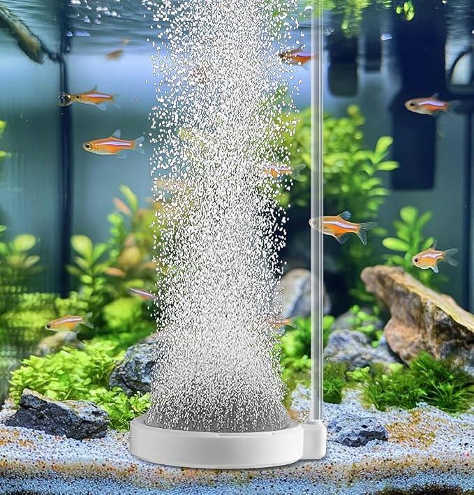 Fish Tank Bubbler Aquarium Air Stones, 4 Inch Nano Super-High Dissolved Oxygen by Unknown