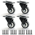 Alise Caster Wheels, Polyurethane Foam No Noise Anti-wear Smooth Plate Castor by Alise