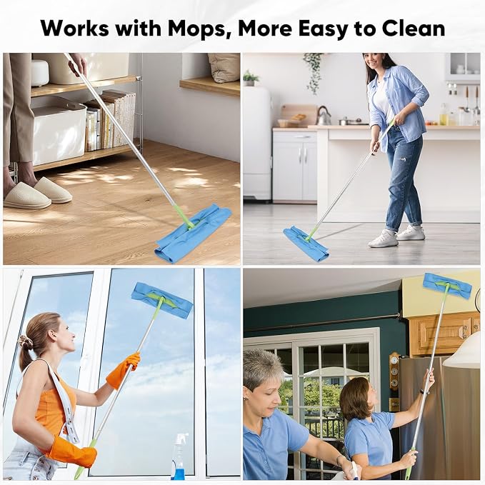 HOMEXCEL Microfiber Glass Cleaning Cloth 12 PK, Lint Free Streak Free, Reusable - Image 7