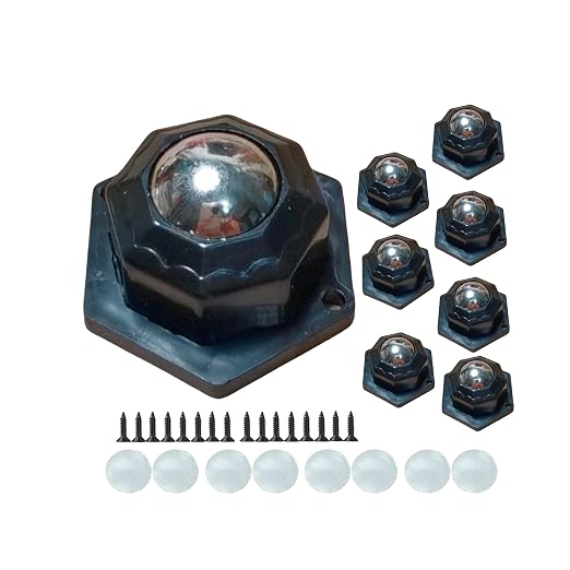 Metal Ball casters, Furniture Sliding 360 Degree Swivel Wheels, Load-Bearing by Unknown