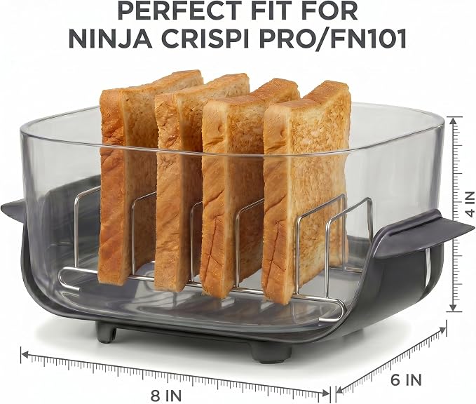 2Pcs Stainless Steel Toast Rack Compatible - Image 2