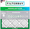 Filterbuy 12x12x1 Air Filter MERV 8 Essential Dust & Allergy Defense, by Filterbuy