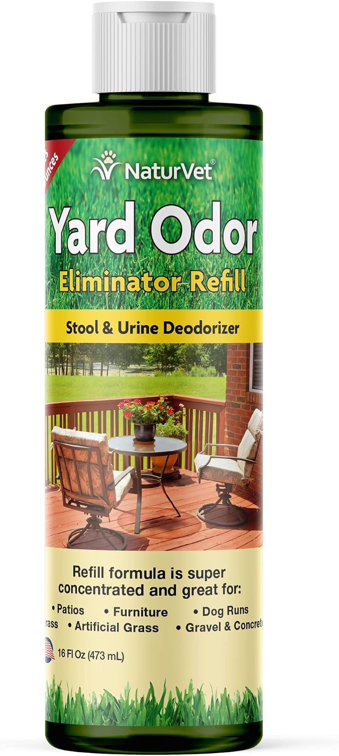 NaturVet – Yard Odor Eliminator | Eliminate Stool and Urine Odors from Lawn and by NaturVet
