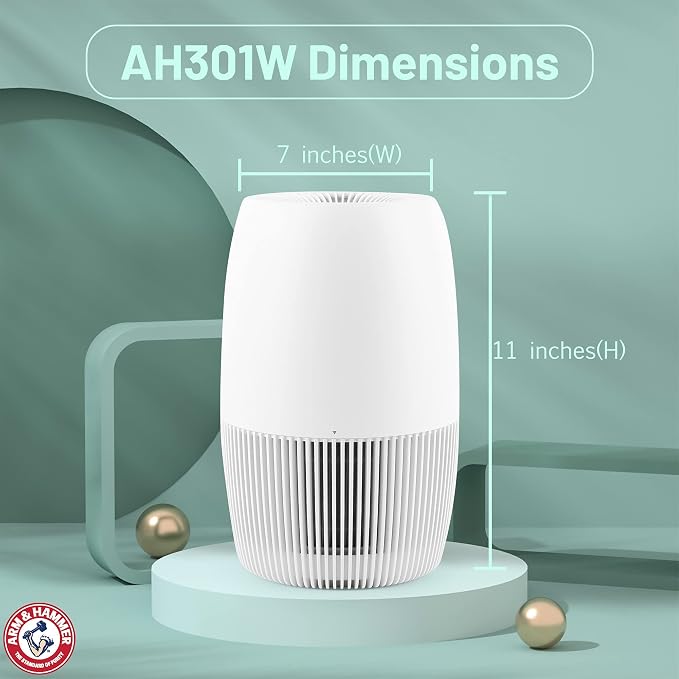 Arm & Hammer, AH301W HEPA Air Purifier - Image 7