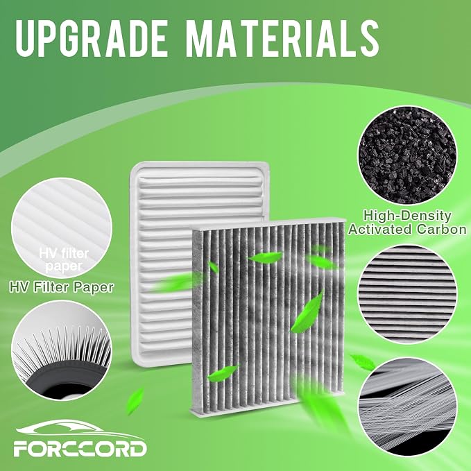 Cabin & Engine Air Filter Fit for 2007-2017 Toyota Camry, 2009-2016 Venza L4 - Image 7