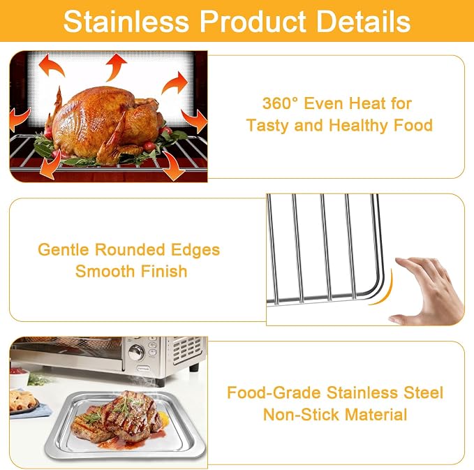 GCQ Air Fryer Accessories for Emeril Lagasse Everyday 360 Air Fryer, Including - Image 4