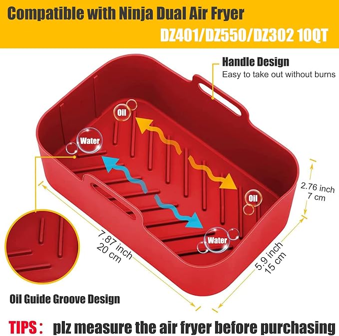 Air Fryer Silicone Liners 10 Quart - Image 2