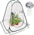 Pop up Greenhouse Cover, Transparent PVC Mini Small Grow Plant House Tent by Awvlvwa