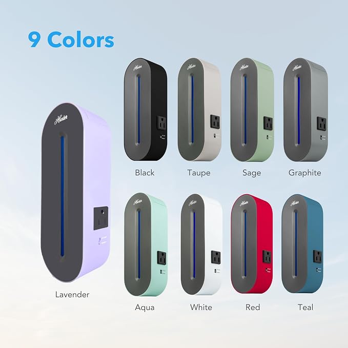 Hunter Plug-in UV Air Sanitizer, Matches A Variety of Room Decors and Styles - Image 5
