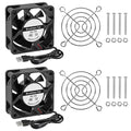 2Pcs 60mm 6025 Fan 60x60x25mm 5V Computer Cooler Fan 6cm Dual Ball Bearing USB by Unknown