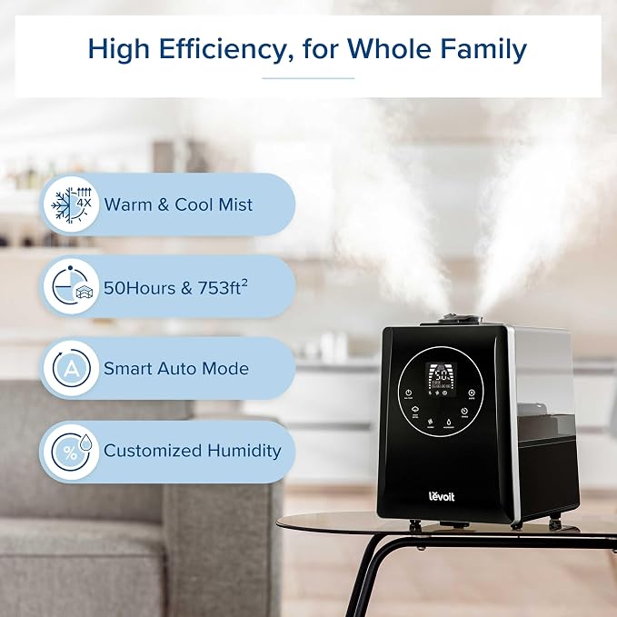Levoit LV600HH 6L Warm&Cool Mist Humidifier - Image 2