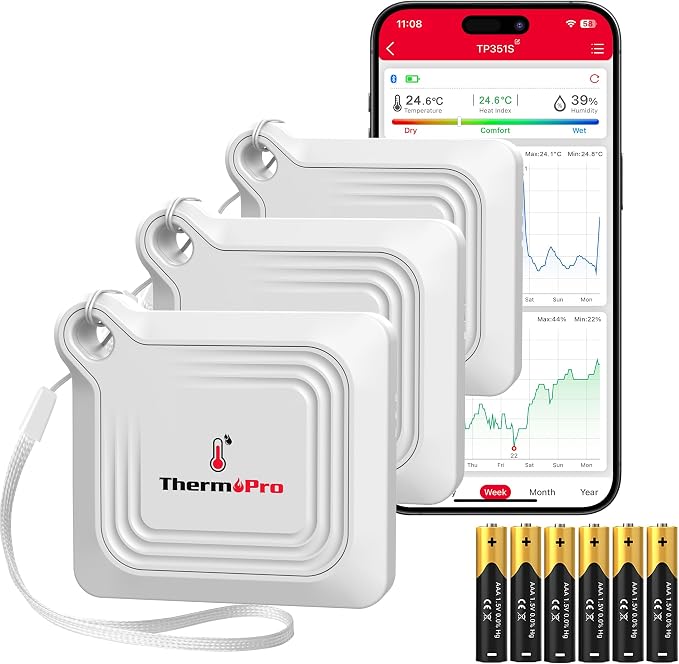 ThermoPro Bluetooth Hygrometer Thermometer by TempPro