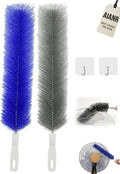 Bendable Microfiber Head Reusable Dust Remover Fan Cleaning Brush Flexible by AIANR
